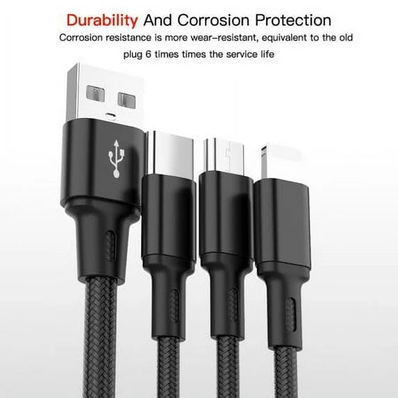 3 in 1 Multi-Charging & Data Cable