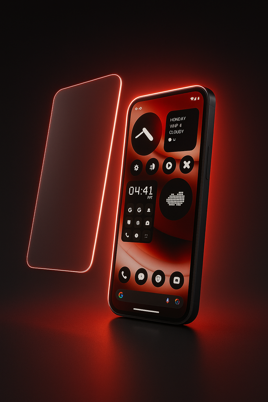 Full Cover Tempered Glass Screen Protector for Nothing Phone 2a