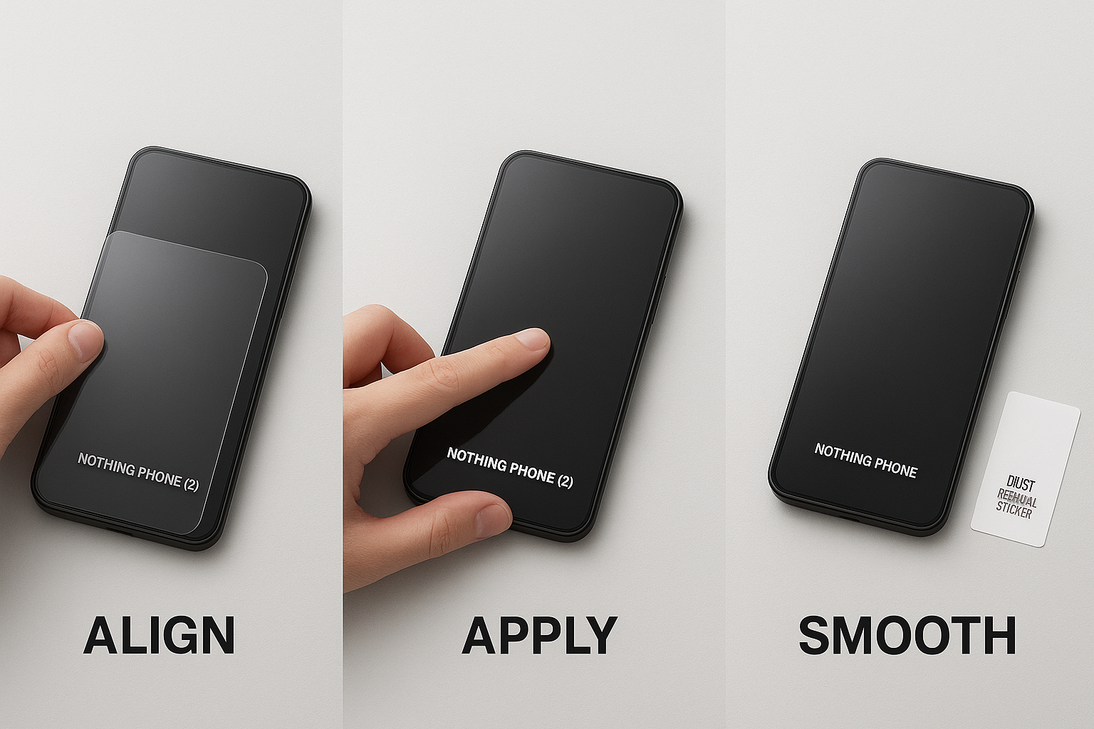 Nothing Phone (2) [2-Pack] Tempered Glass Screen Protector - 9H Ultra-Clear | Shock-Proof