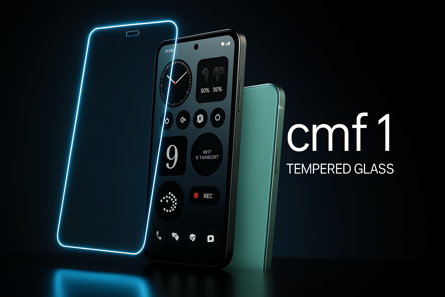 Full Cover Tempered Glass Screen Protector for CMF Phone 1