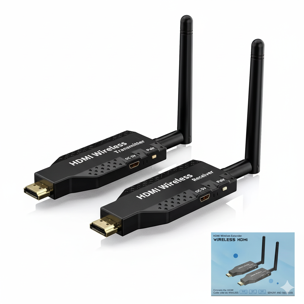 50M Wireless HDMI Extender 1080P Video Transmitter Receiver