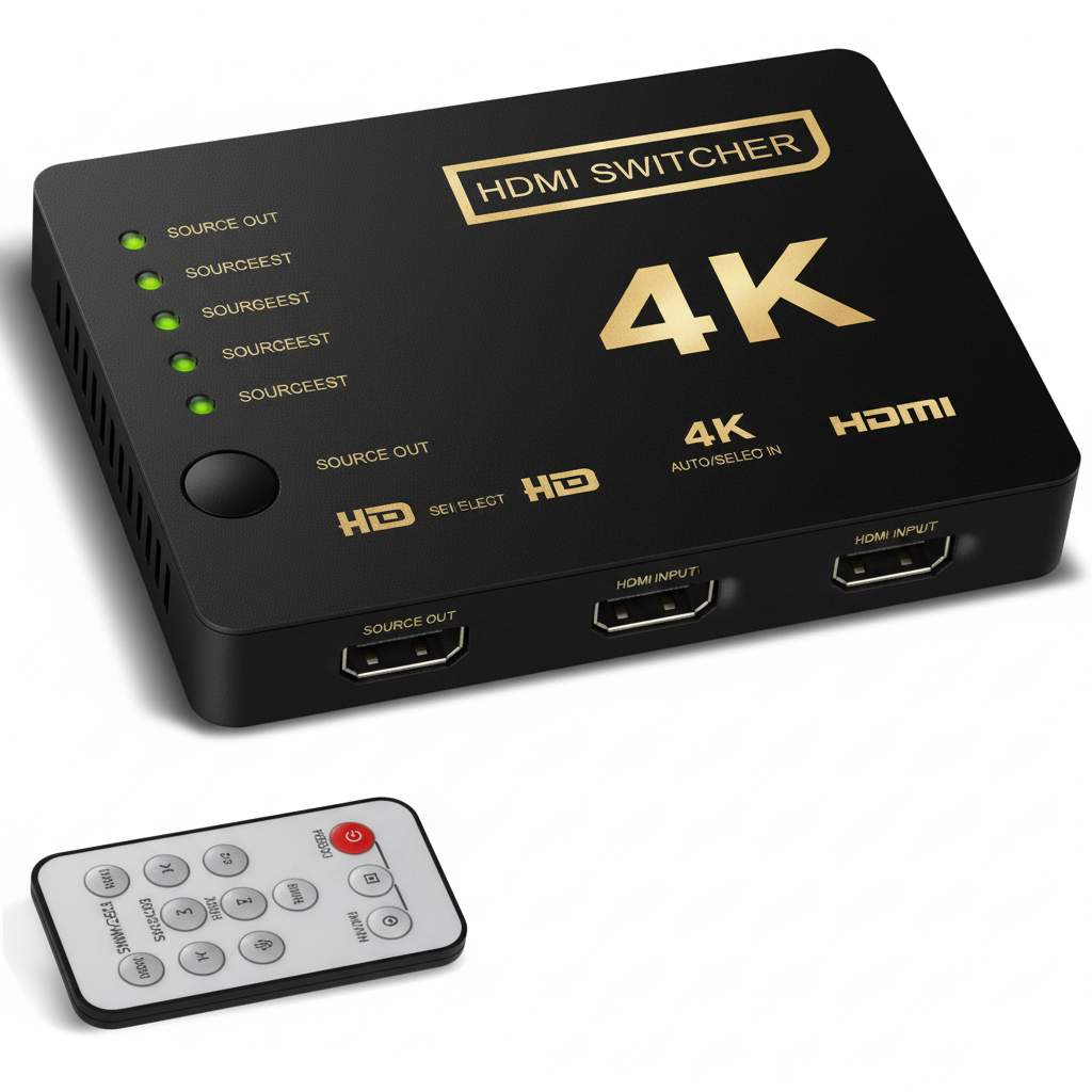 HDMI Switch 5 Port 2K/4K