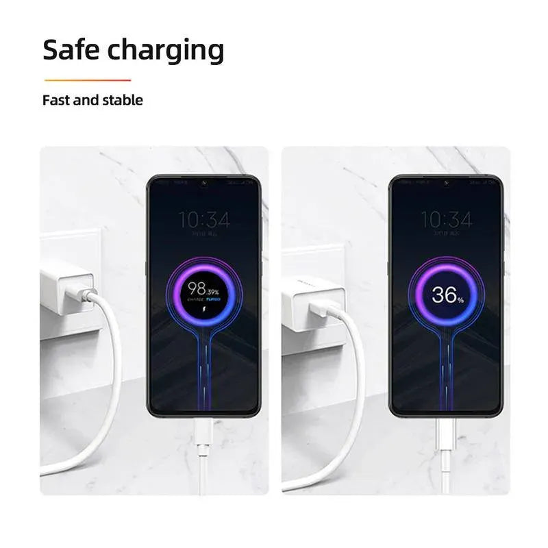 Xiaomi Turbo Type-C Charging Cable 6A Fast Charge Compatible with Mi11, Note10, K40 Pro Series
