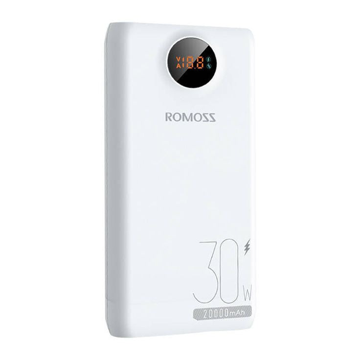 ROMOSS Power Bank, 20000mAh Portable Charger 30W USB C.