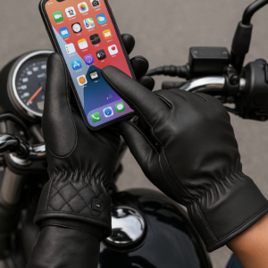 New Winter Gloves Men Women Black PU Leather Cashmere Warm Driving Gloves Mittens Touch Screen Waterproof Tactical Gloves