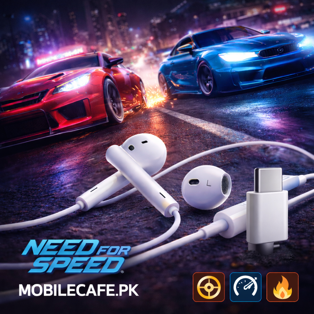 Huawei CM33 Hi-Res In-Ear Earphones with Remote Microphone & Wire Control (Type-C) make a premium photo for online selling plus creat a photo give a gaming touch - Image 5