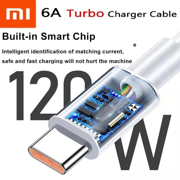 Xiaomi Turbo Type-C Charging Cable 6A Fast Charge Compatible with Mi11, Note10, K40 Pro Series - Image 7