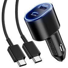 Samsung Dual Usb Car Charger 60w 45w 15w Type C Auto Chargeur Cargador For Galaxy A15 A14 A16 S24 Note20 Ultra Z Flip Fold 5 - Image 2