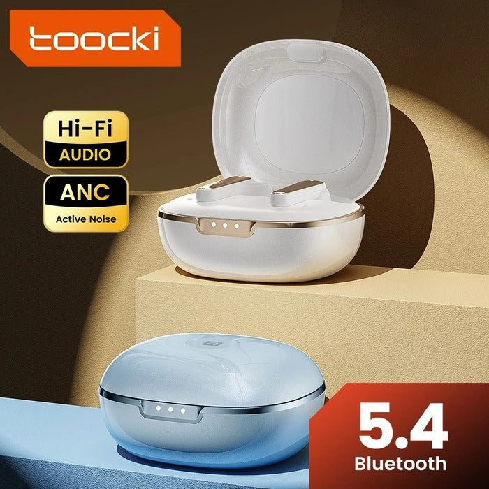 Toocki ANC Bluetooth Earphone 5.4 Dual Noise Cancellation Waterproof Wireless Headphone 3D Stereo In-ear ENC Earbuds With Mic Toocki ANC Bluetooth Earphone 5.4 Dual Noise Cancellation Waterproof Wireless Headphone 3D Stereo In-ear ENC Earbuds With Mic