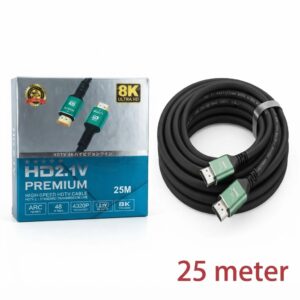 25 Meter 2.1 8K 60Hz UHD HDMI Cable