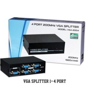 4-Port VGA Splitter 200 MHz
