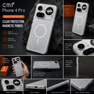 Nothing Phone 4a Pro Clear Case + Hydrogel Screen Protector Combo