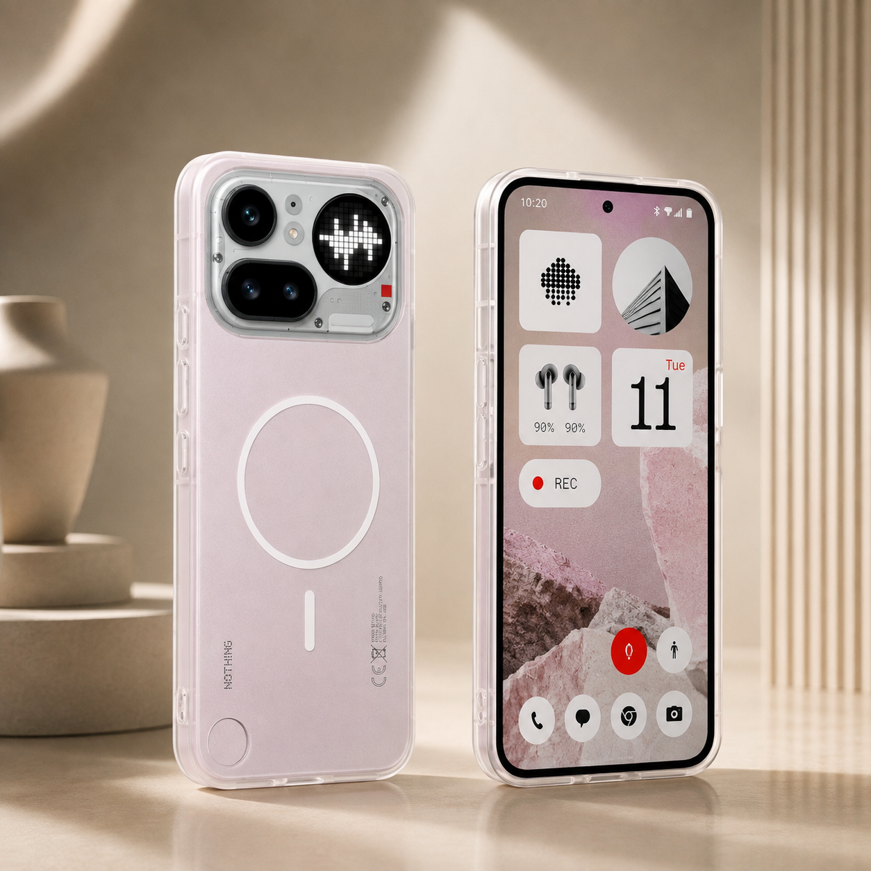 Nothing Phone 4a Pro Clear Case + Hydrogel Screen Protector Combo