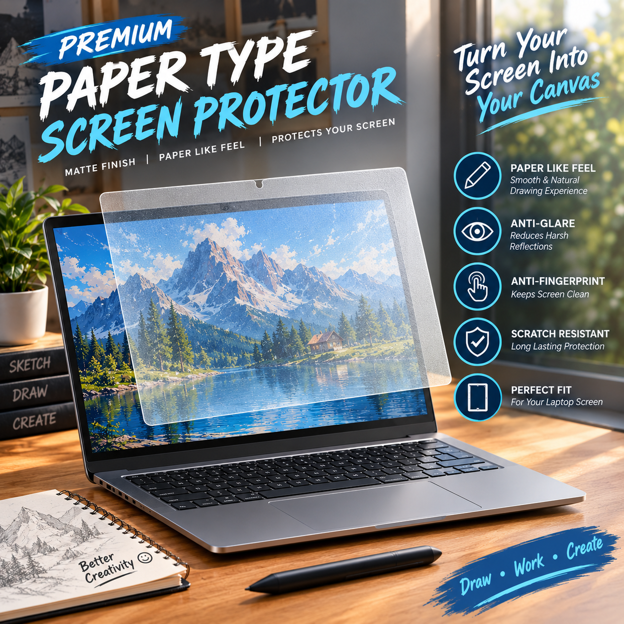 Other Dell Laptop Models Hydrogel Screen Protector (2 PCS) – Matte / Clear