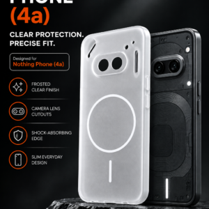 Nothing Phone 4a Clear Case + Hydrogel Screen Protector Combo