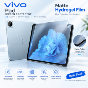 Vivo Pad and iQOO Pad Paper-Like Screen Protector (2 PCS) – Matte Anti-Glare