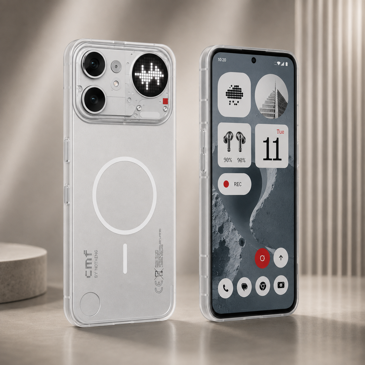 Nothing Phone 4a Pro Clear Case + Hydrogel Screen Protector Combo