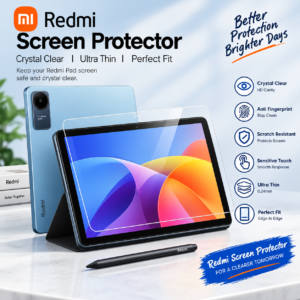 Xiaomi and Redmi Pad Paper-Like Screen Protector – Matte Anti-Glare