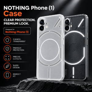 Nothing Phone 1 Clear Case + Hydrogel Screen Protector Combo