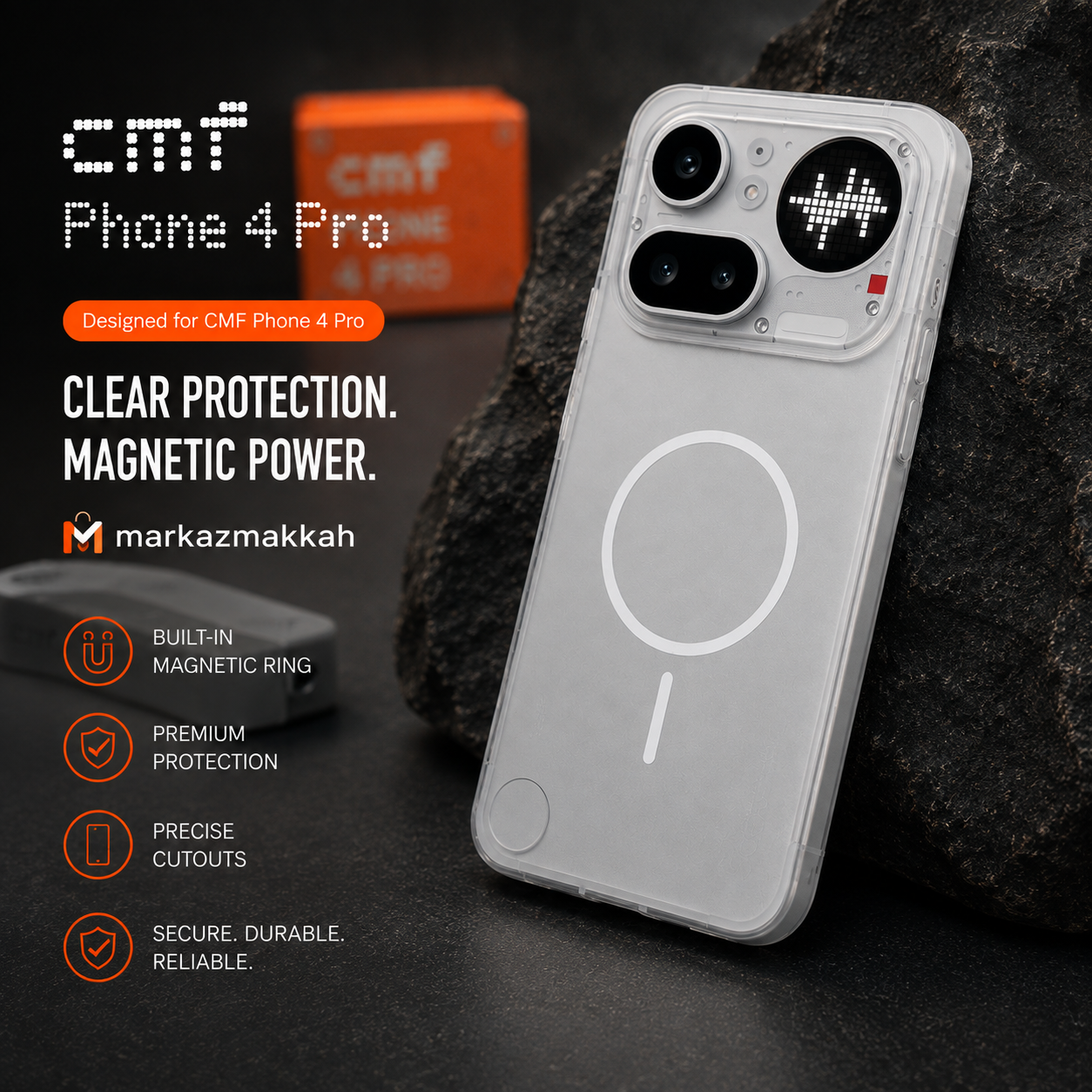 Nothing Phone 4a Pro Clear Case + Hydrogel Screen Protector Combo