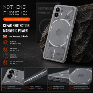 Nothing Phone 2 Clear Case + Hydrogel Screen Protector Combo