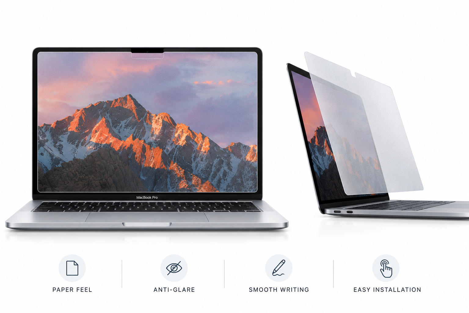 MacBook 12 Inch and Retina Hydrogel Screen Protector (2 PCS) – Matte / Clear
