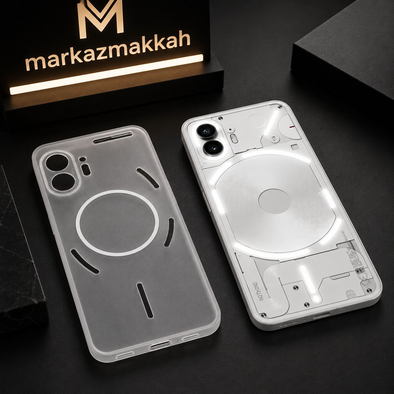 Nothing Phone 1 Clear Case + Hydrogel Screen Protector Combo