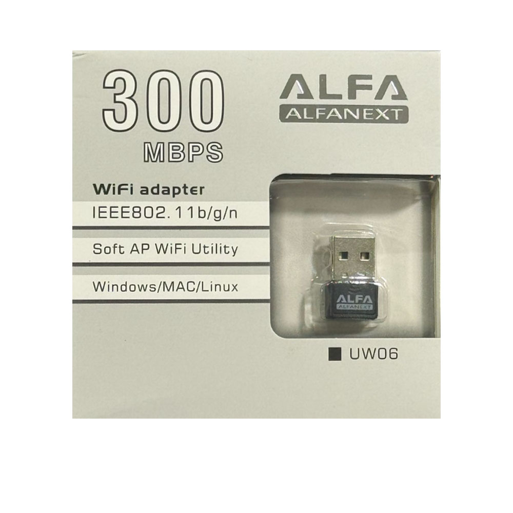 ALFA UW06 ALFANEXT Wireless Adapter 300Mbps WIFI Dongle