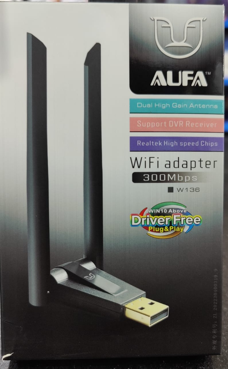 Alfa W136 Dual Antenna 300MB WiFi USB Adapter
