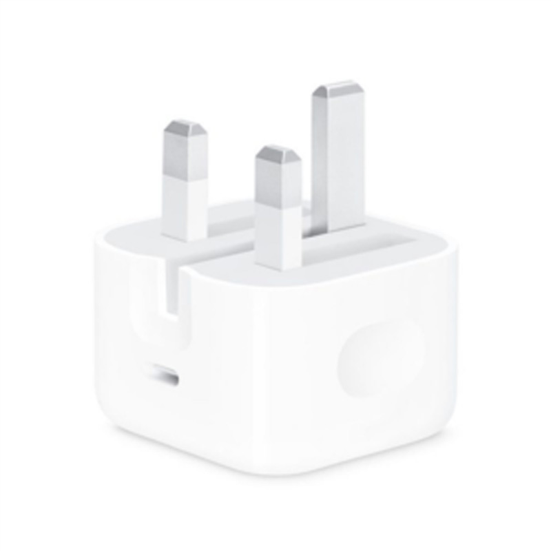 Apple 20W PD Charger: Rapid Charging, Three-Prong Design with NFC