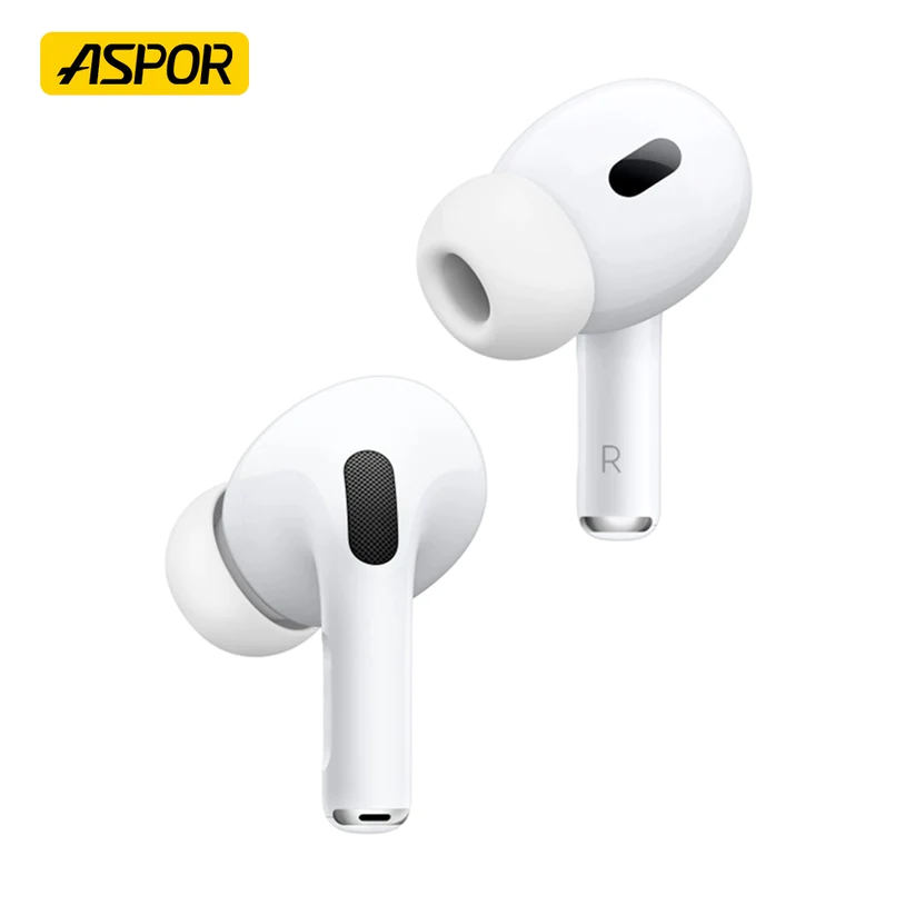 ASPOR A620 ANC AirBuds Pro 2 – Full-Function, Wireless Charging, 30Hrs Playtime, Bluetooth 5.4