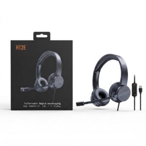H12E Wired Headphones with Noise Cancelling MIC ( Orginal IC)