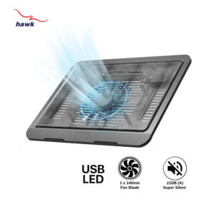HAWK 063 Slim And Light Weight laptop Cooling Fan With Rapid Cooling