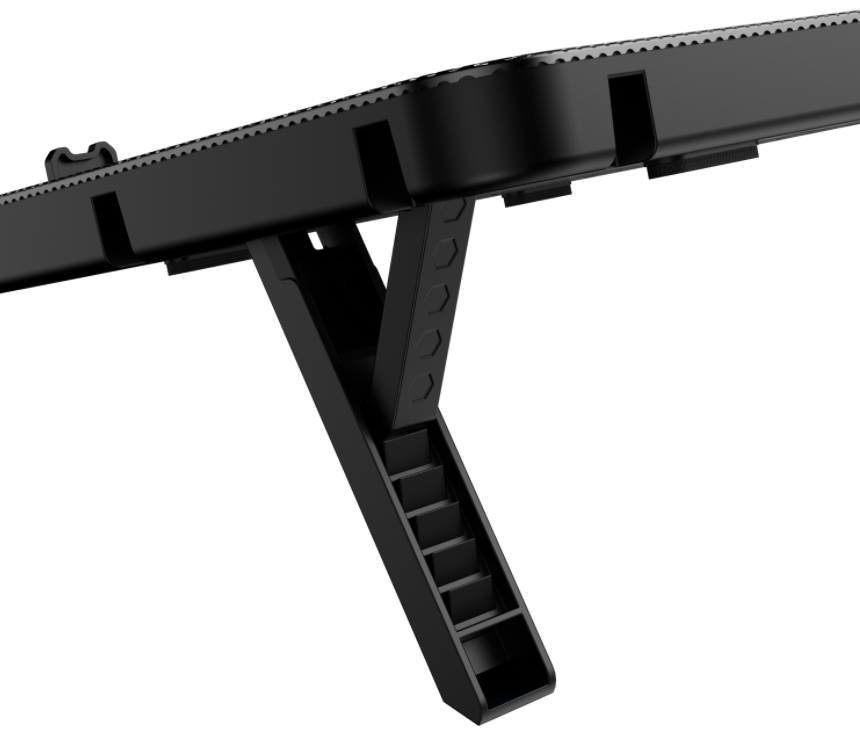 HAWK 069 laptop 5 Fan cooling Pad Ergonomic Cooling Pad with Adjustable Height (Black)