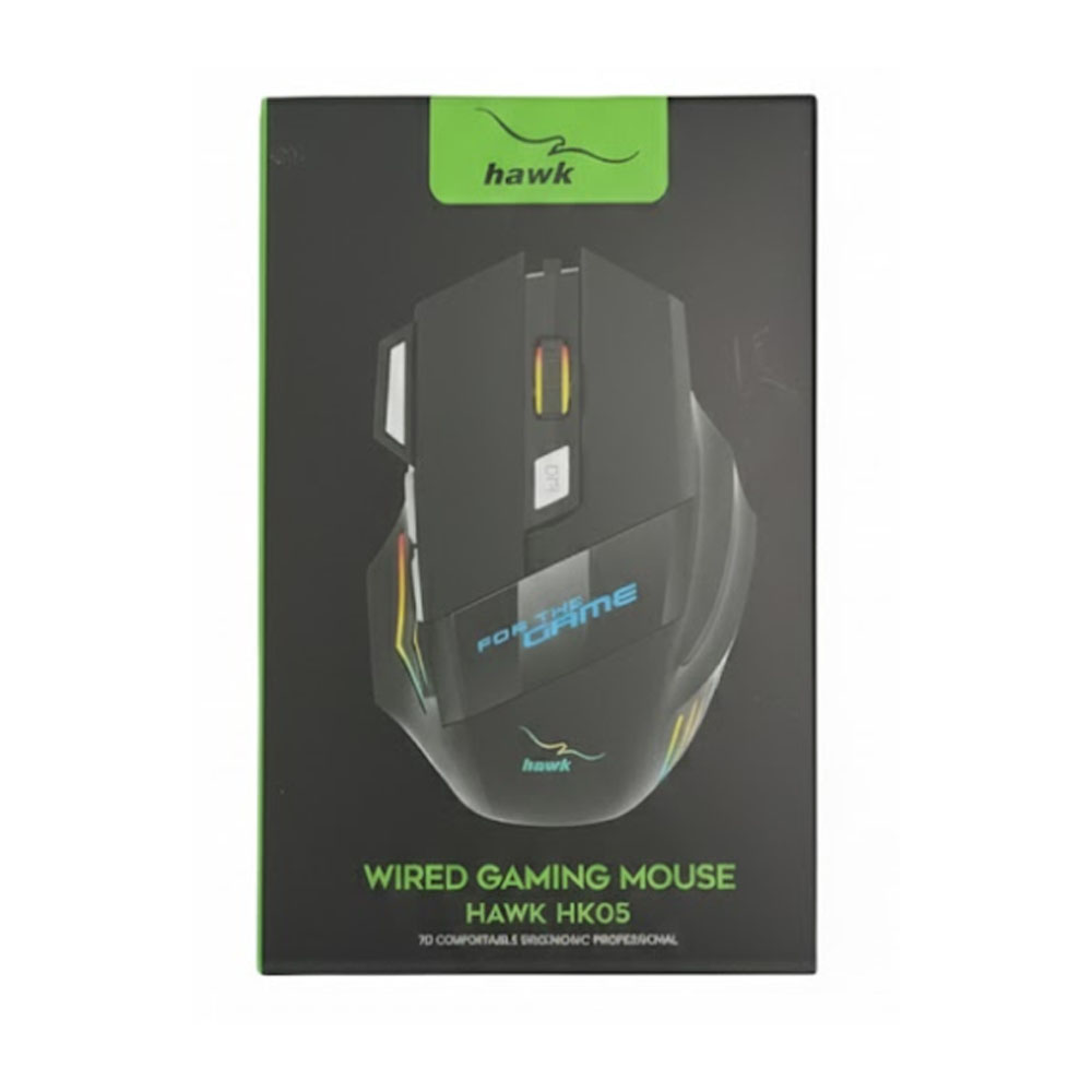 HAWK HK05 PowerGrip 7D RGB Wired Gaming Mouse