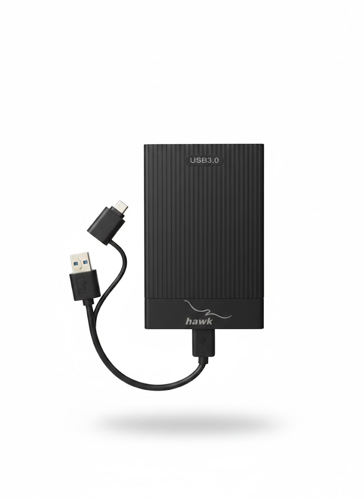 HAWK HK303 2.5″ HDD Case USB 3.0 BLACK