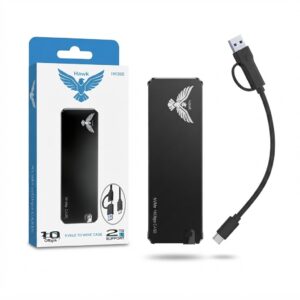 HAWK HK305 USB 3.1 to NVMe SSD Case with A-C to C Cable