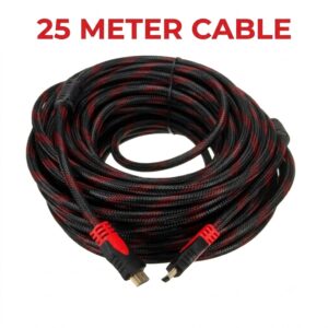 HDMI Cable CCS with Mesh Round 25 Meter