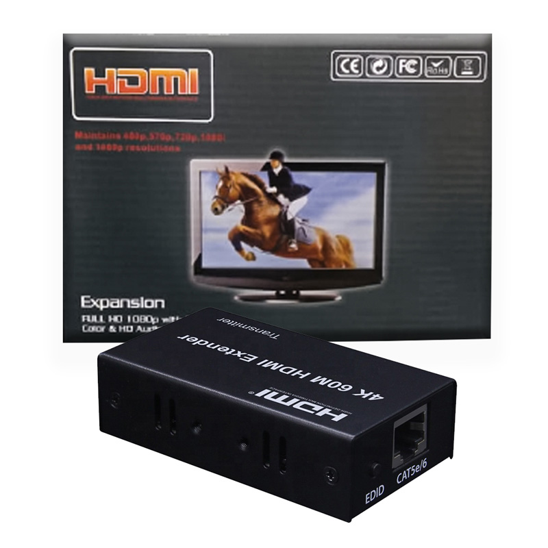 HDMI Range Extender with Single LAN – 60m Reach
