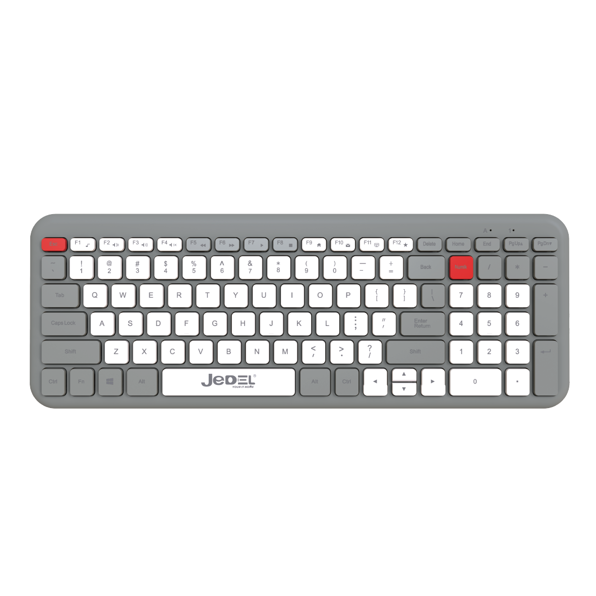 JEDEL WS739 Bluetooth + 2.4Ghz Wireless Dual mode keyboard & Mouse Combo