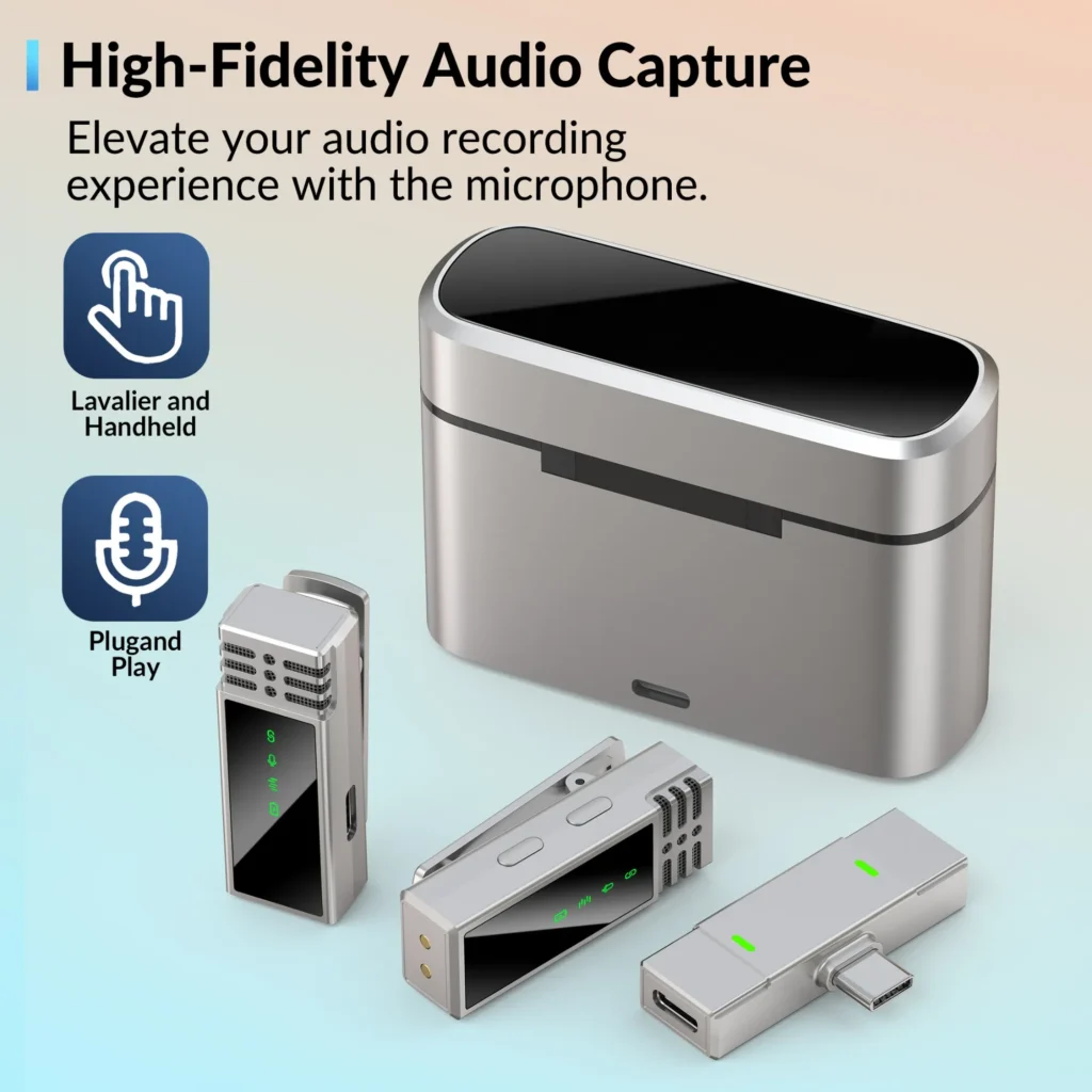 Jmary MW-15 2.4G Type C Dual Wireless Microphone For Mobile