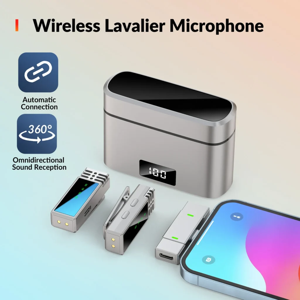 Jmary MW-15 2.4G Type C Dual Wireless Microphone For Mobile