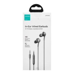 JOYROOM JR-EW02 Wired Series In-Ear Wired Earbuds-Black