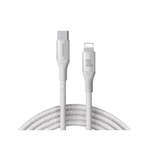 JOYROOM S-A28 2M 30W Type-C to Lightning Flash Series Fast Charging Data Cable WHITE