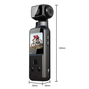 K1 Pocket 4k Hd Wifi Handheld 270° Rotatable Sports & Vlogging Action Camera