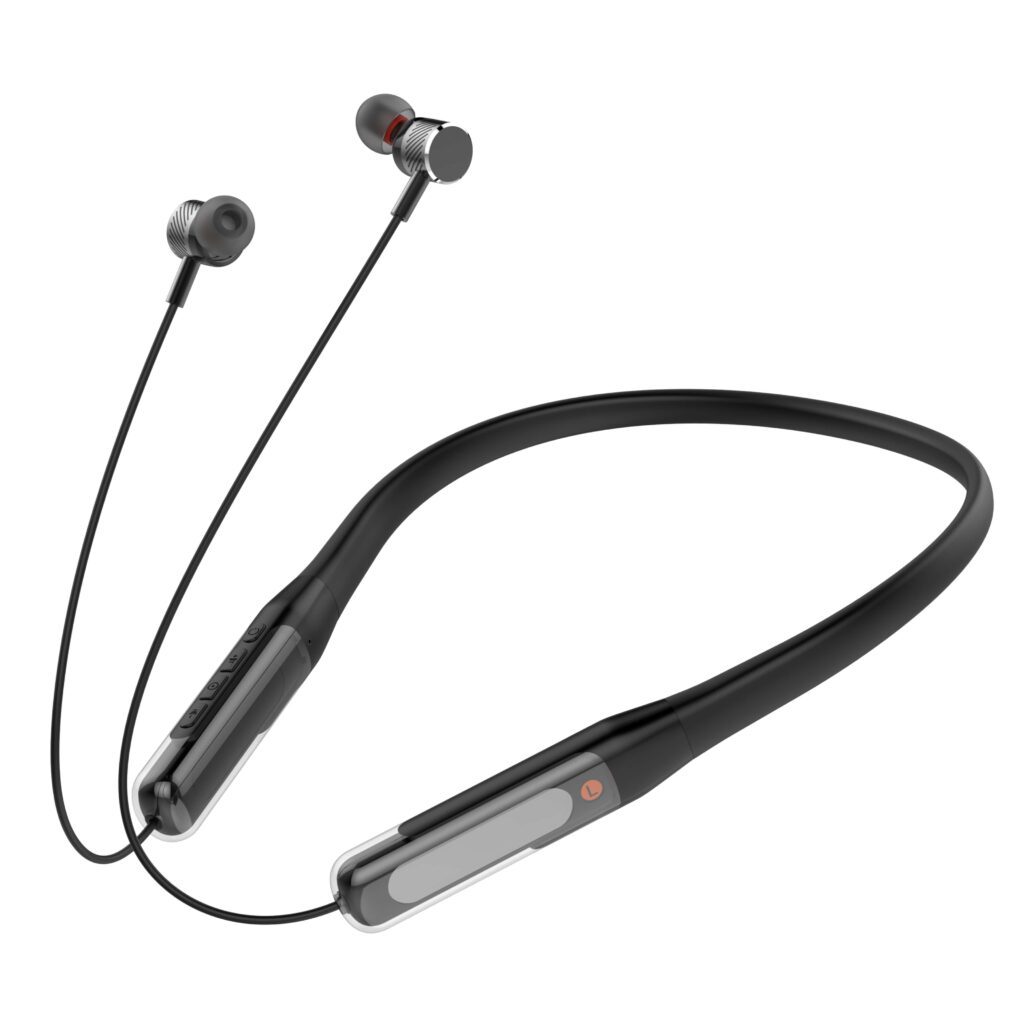 LDNIO N03 Wireless Stereo Neckband Headset – Bluetooth 5.3, HD Mic, 400mAh Battery