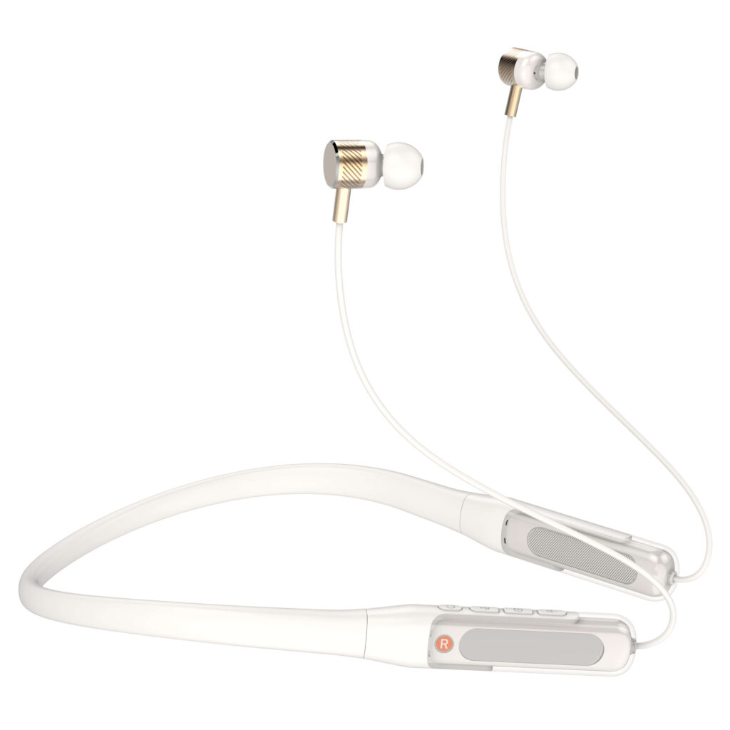 LDNIO N03 Wireless Stereo Neckband Headset – Bluetooth 5.3, HD Mic, 400mAh Battery