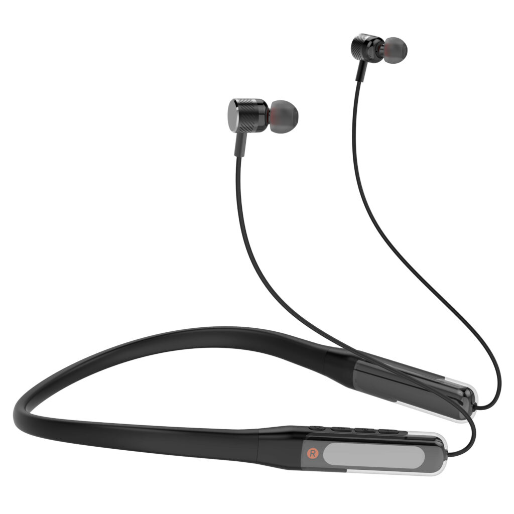 LDNIO N03 Wireless Stereo Neckband Headset – Bluetooth 5.3, HD Mic, 400mAh Battery