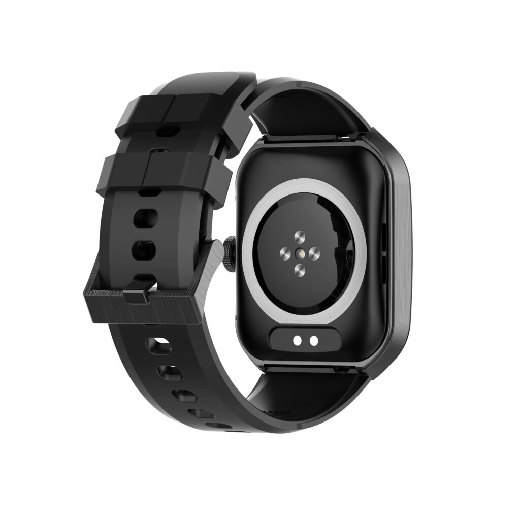LDNIO SW04 Square AMOLED Smartwatch 1.96″ HD Display Health & Fitness Tracker Black