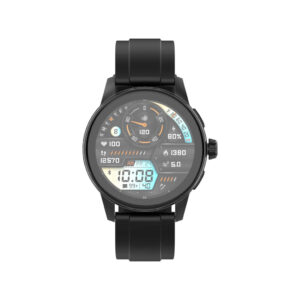 LDNIO SW05 Life & Health Assistant Smartwatch – Circular Display with Magnetic Wireless Charging Black